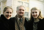 Станислав Трахтенберг с дочерьми Елизаветой и Екатериной